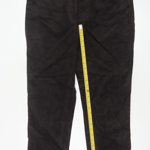 Marks & Spencer Women’s Black Size 18 Stretch Corduroy Trousers