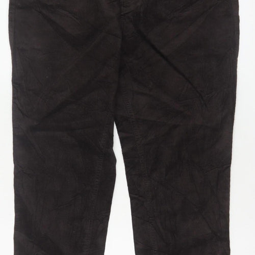 Marks & Spencer Women’s Black Size 18 Stretch Corduroy Trousers