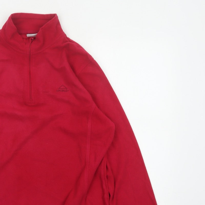 Additional view of McKinley Women’s Red UK 16 1/2 Zip Fleece Pullover Sweatshirt