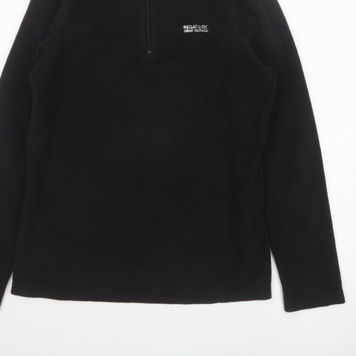 Regatta Women’s Black UK 12 1/2 Zip Fleece Pullover Sweatshirt