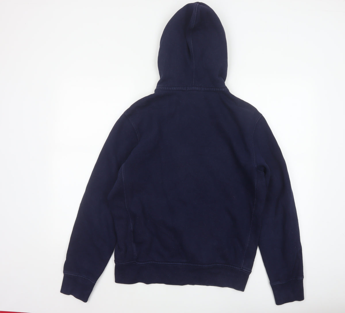 Polo Ralph Lauren Teens Blue M Full Zip Hoodie Logo Cotton Blend