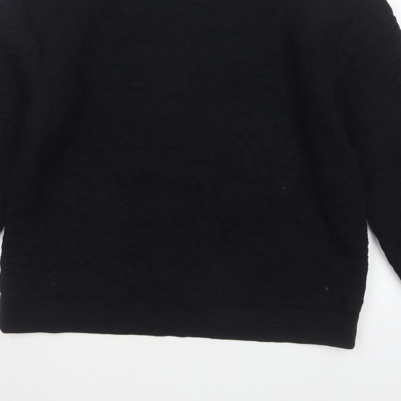 Additional view of Marks and Spencer Women’s Black, size UK 14, Thermal Pullover Sweatshirt