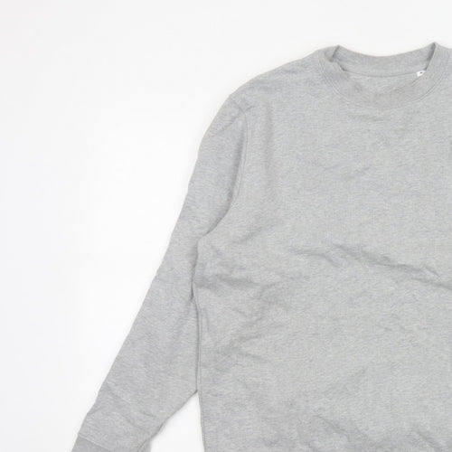 Stanley/Stella Men’s Grey M Crew Neck Pullover Fleece Sweatshirt