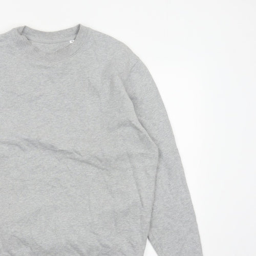 Stanley/Stella Men’s Grey M Crew Neck Pullover Fleece Sweatshirt