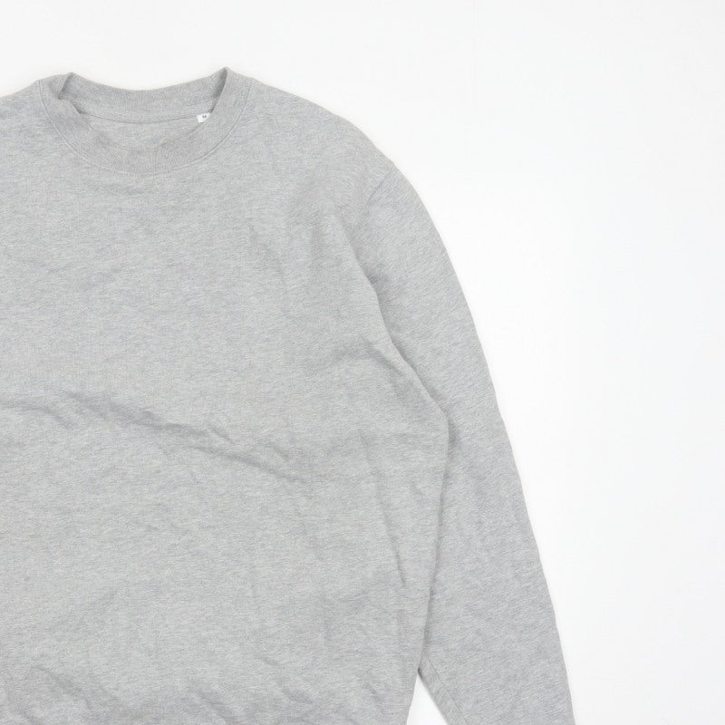 Stanley/Stella Men’s Grey M Crew Neck Pullover Fleece Sweatshirt