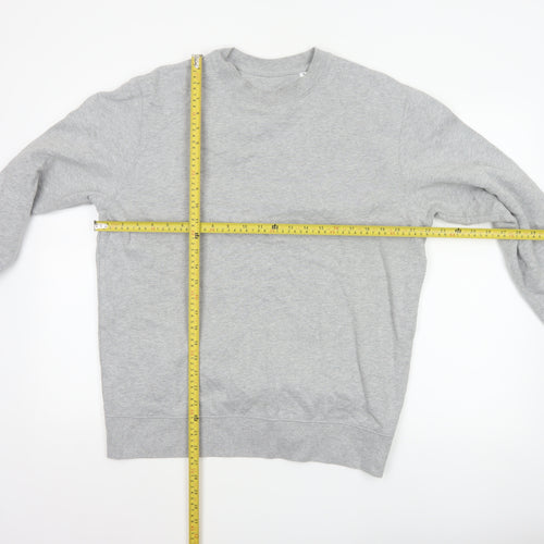 Stanley/Stella Men’s Grey M Crew Neck Pullover Fleece Sweatshirt