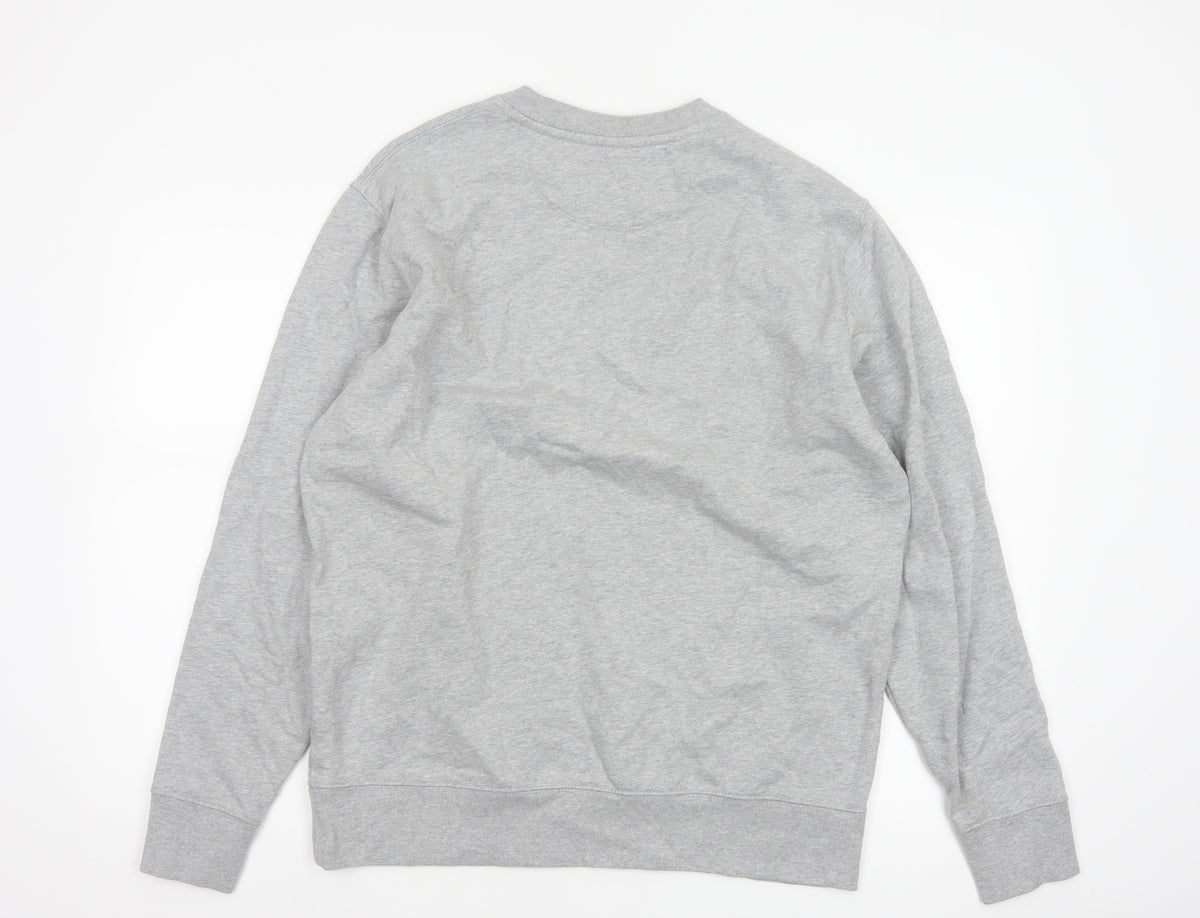 Stanley/Stella Men’s Grey M Crew Neck Pullover Fleece Sweatshirt