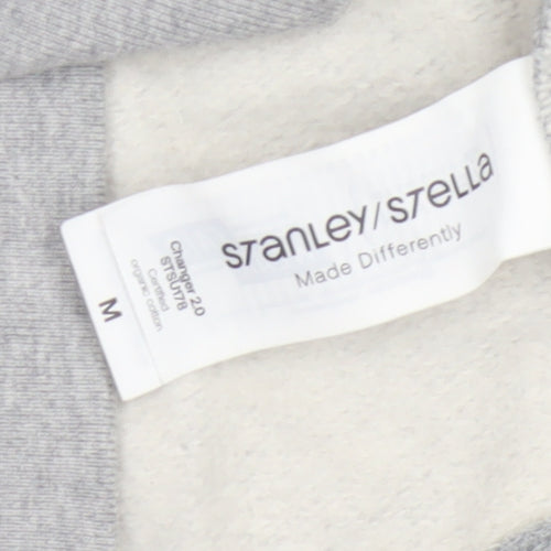 Stanley/Stella Men’s Grey M Crew Neck Pullover Fleece Sweatshirt