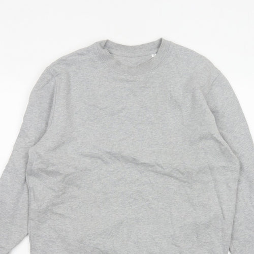 Stanley/Stella Men’s Grey M Crew Neck Pullover Fleece Sweatshirt