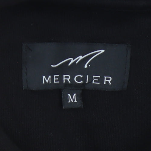 Mercier Men’s Black M Pullover Logo Graphic Hoodie Hooded