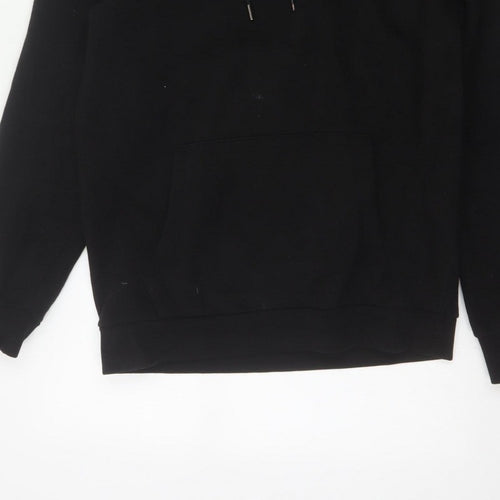 Mercier Men’s Black M Pullover Logo Graphic Hoodie Hooded