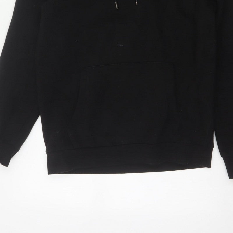 Mercier Men’s Black M Pullover Logo Graphic Hoodie Hooded