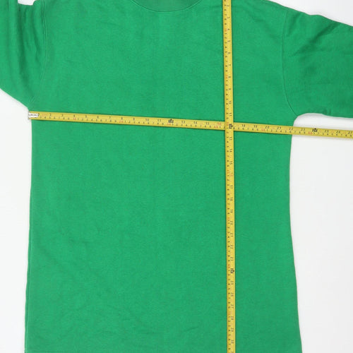 I Saw It First Women’s Green M Tunic Sweatshirt Crew Neck Long Sleeve