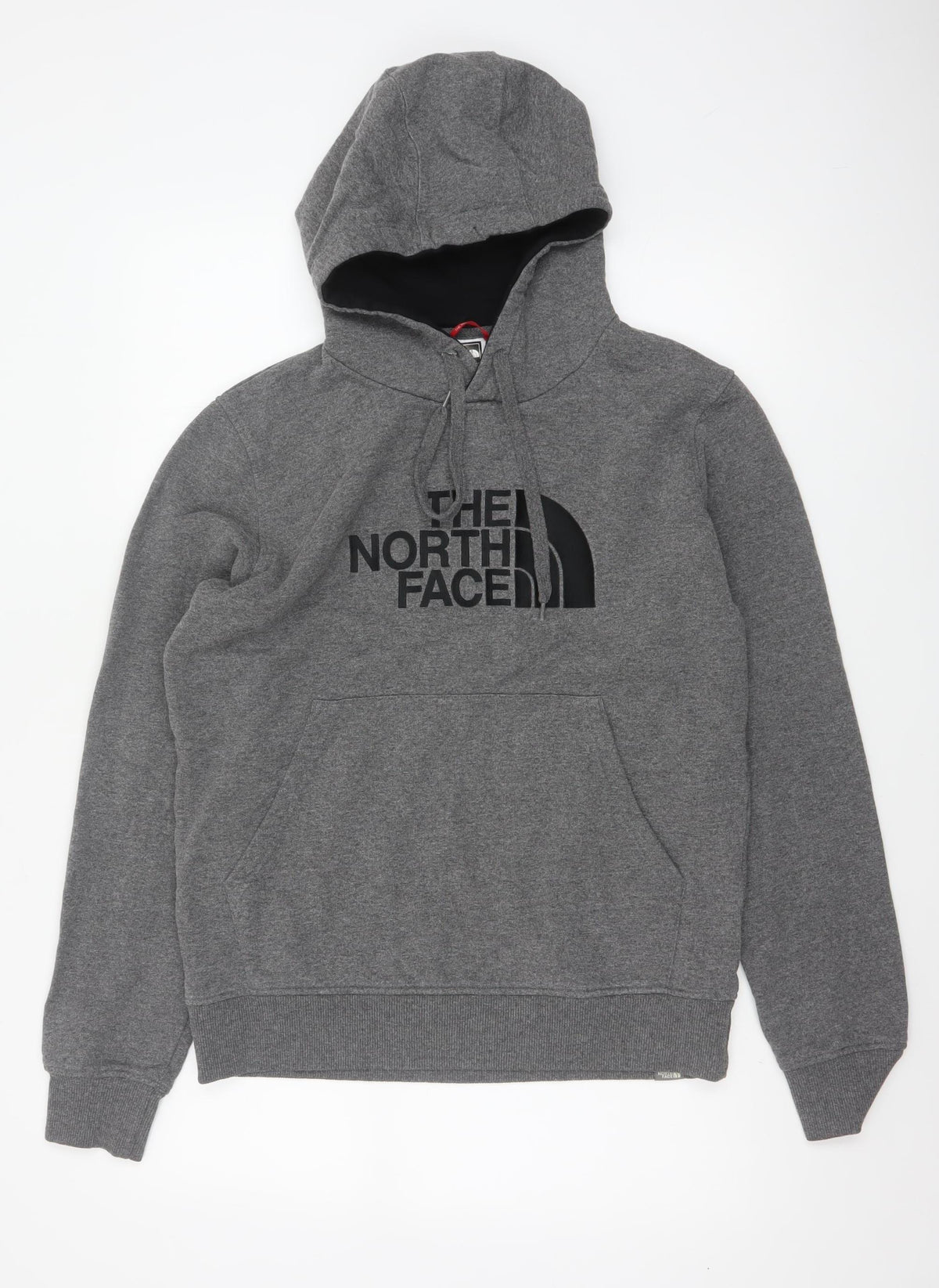 The North Face Men’s Grey M Pullover Logo Hoodie Fleece Hooded
