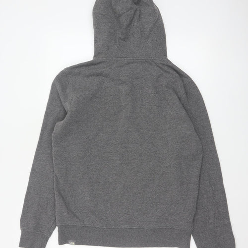The North Face Men’s Grey M Pullover Logo Hoodie Fleece Hooded