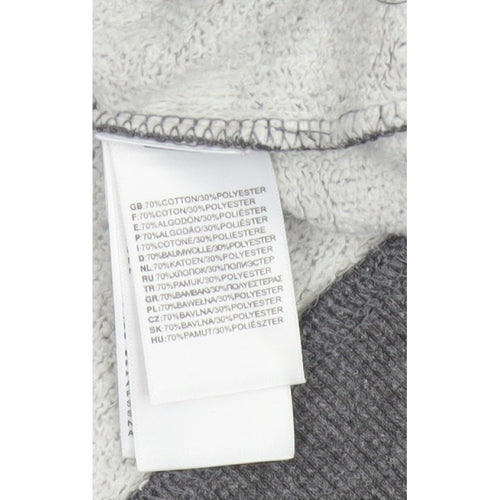 The North Face Men’s Grey M Pullover Logo Hoodie Fleece Hooded