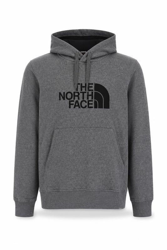 The North Face Men’s Grey M Pullover Logo Hoodie Fleece Hooded