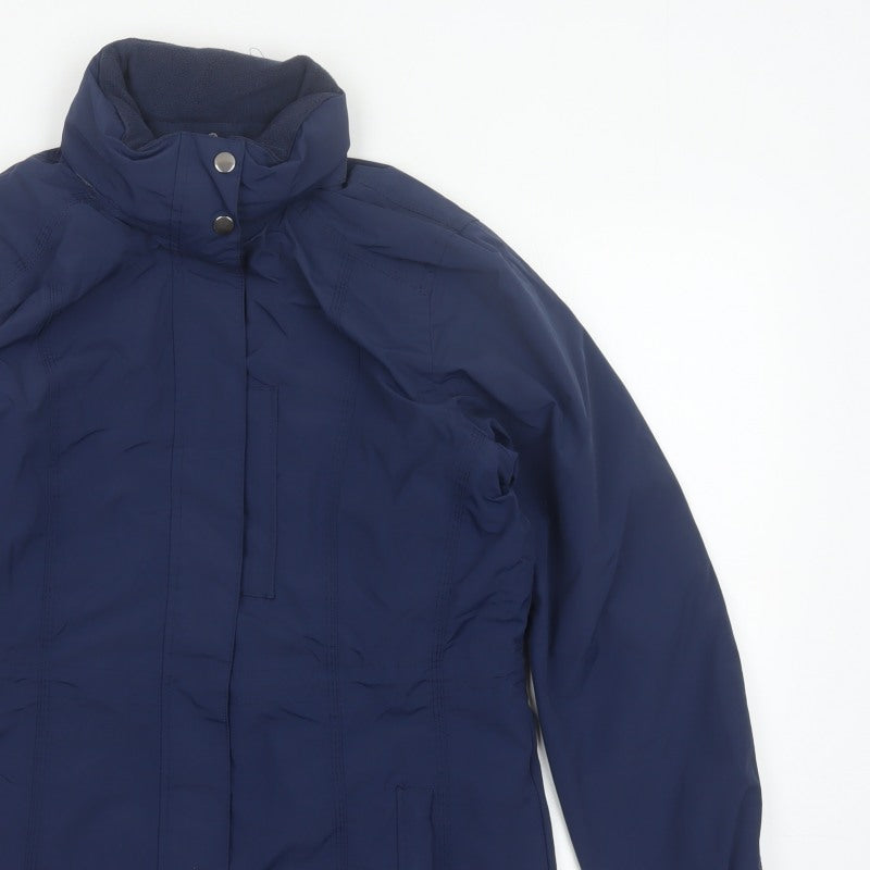 Crane Equestrian Women’s Navy Blue UK 16 Hooded Outdoor Jacket