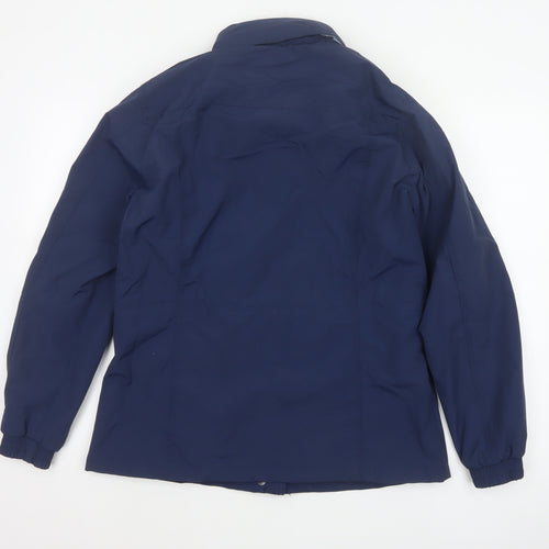 Crane Equestrian Women’s Navy Blue UK 16 Hooded Outdoor Jacket