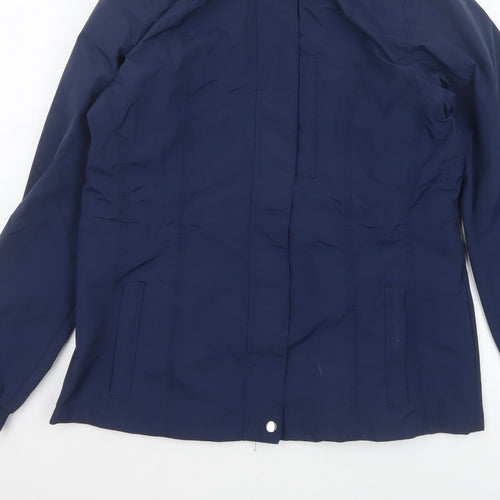 Crane Equestrian Women’s Navy Blue UK 16 Hooded Outdoor Jacket