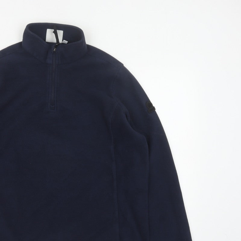 Additional view of TOG24 Women’s Blue, size UK 16, 1/4 Zip Fleece Pullover Sweatshirt