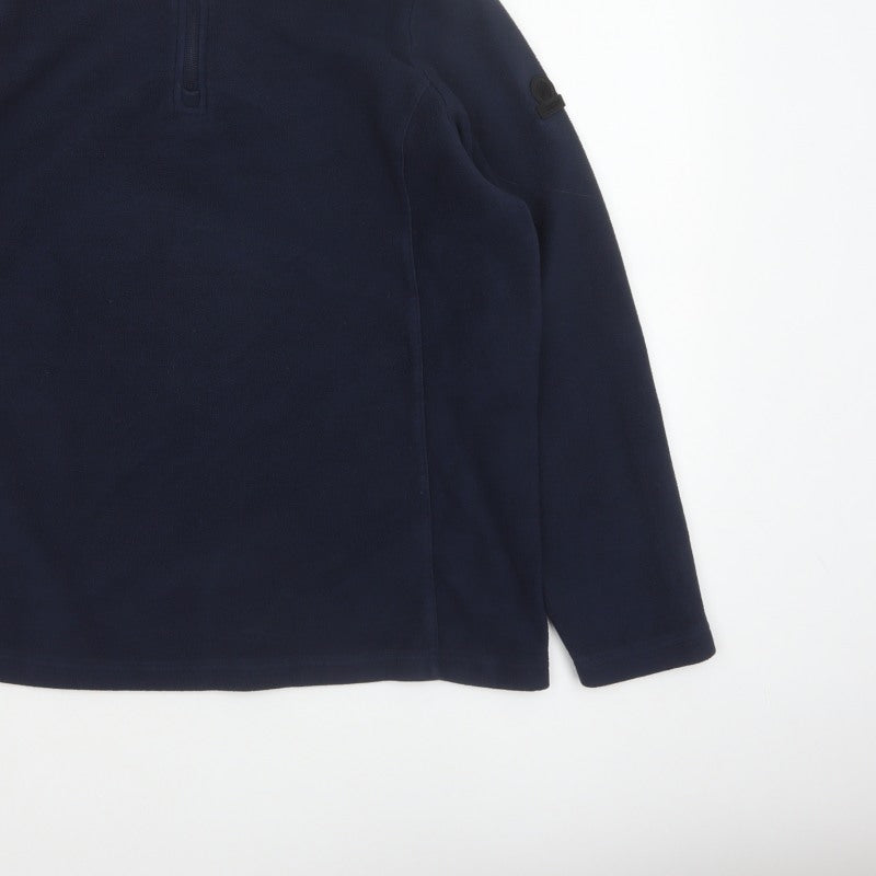 Additional view of TOG24 Women’s Blue, size UK 16, 1/4 Zip Fleece Pullover Sweatshirt