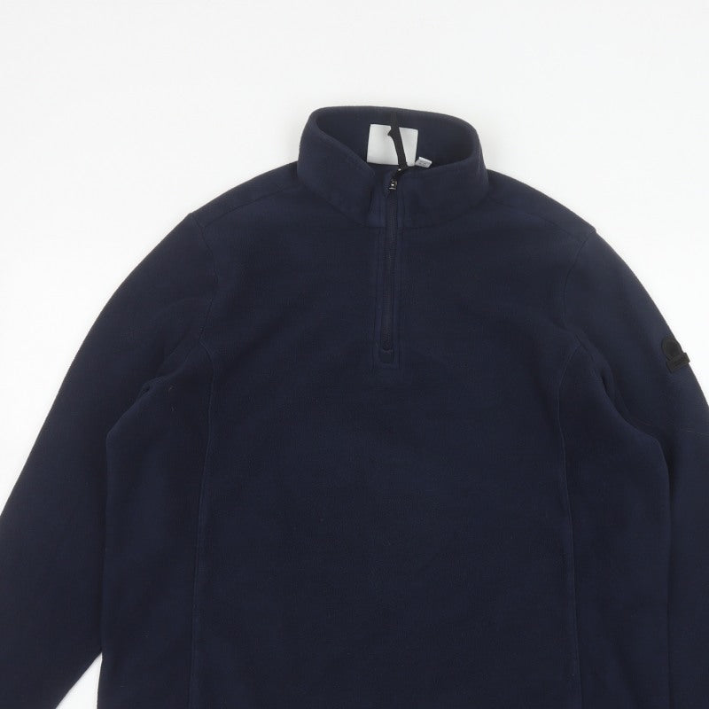 Additional view of TOG24 Women’s Blue, size UK 16, 1/4 Zip Fleece Pullover Sweatshirt