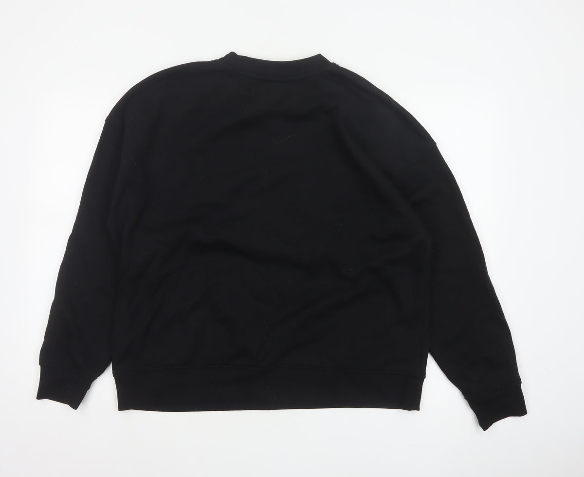 Brand and care label for Looney Tunes Women’s Black L 14/16 Bugs Bunny Graphic Pullover Sweatshirt
