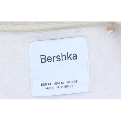Bershka Men’s Yellow MTR Graphic Print Pullover Sweatshirt Size M