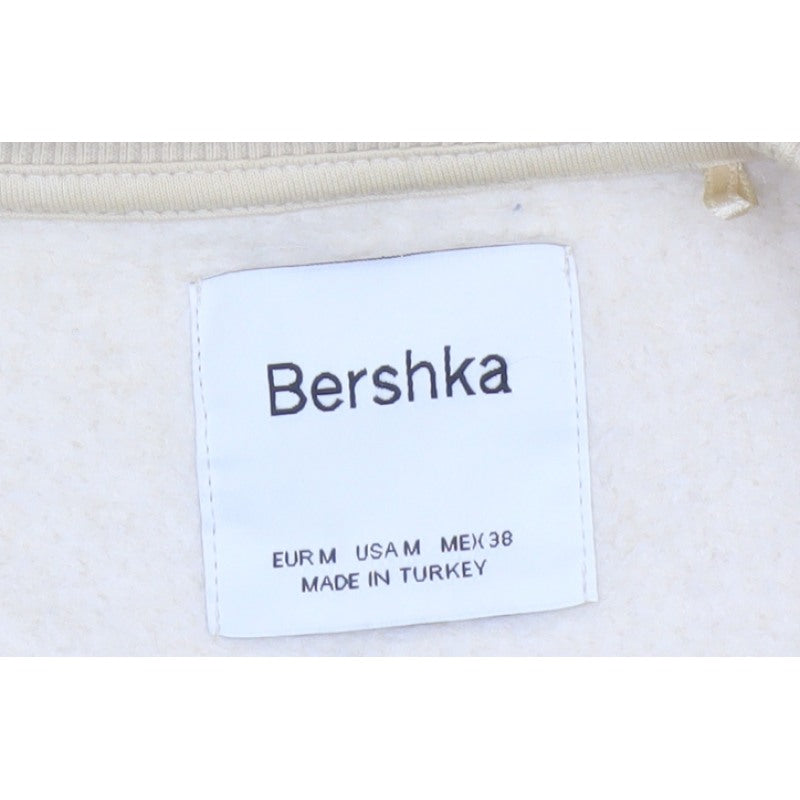 Bershka Men’s Yellow MTR Graphic Print Pullover Sweatshirt Size M
