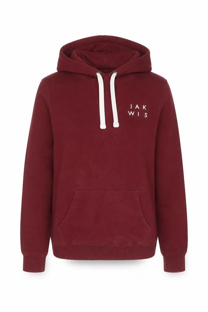 Jack Wills Women’s Burgundy Red UK 10 Pullover Hoodie Logo Fleece