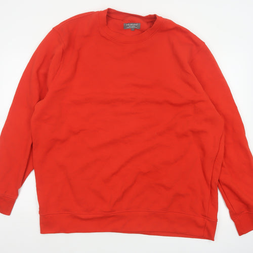 Primark Men’s Red 3XL Pullover Crew Neck Fleece Sweatshirt
