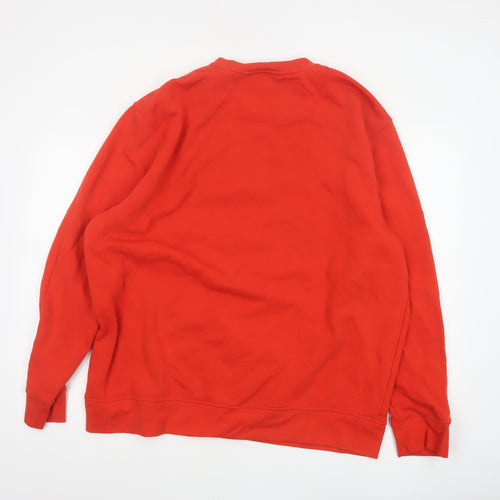 Primark Men’s Red 3XL Pullover Crew Neck Fleece Sweatshirt