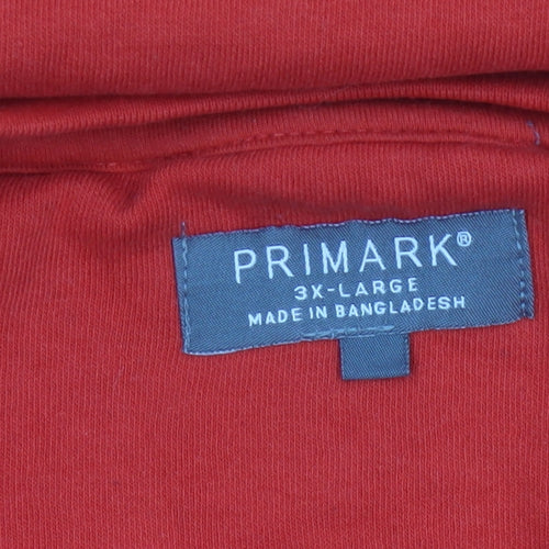 Primark Men’s Red 3XL Pullover Crew Neck Fleece Sweatshirt