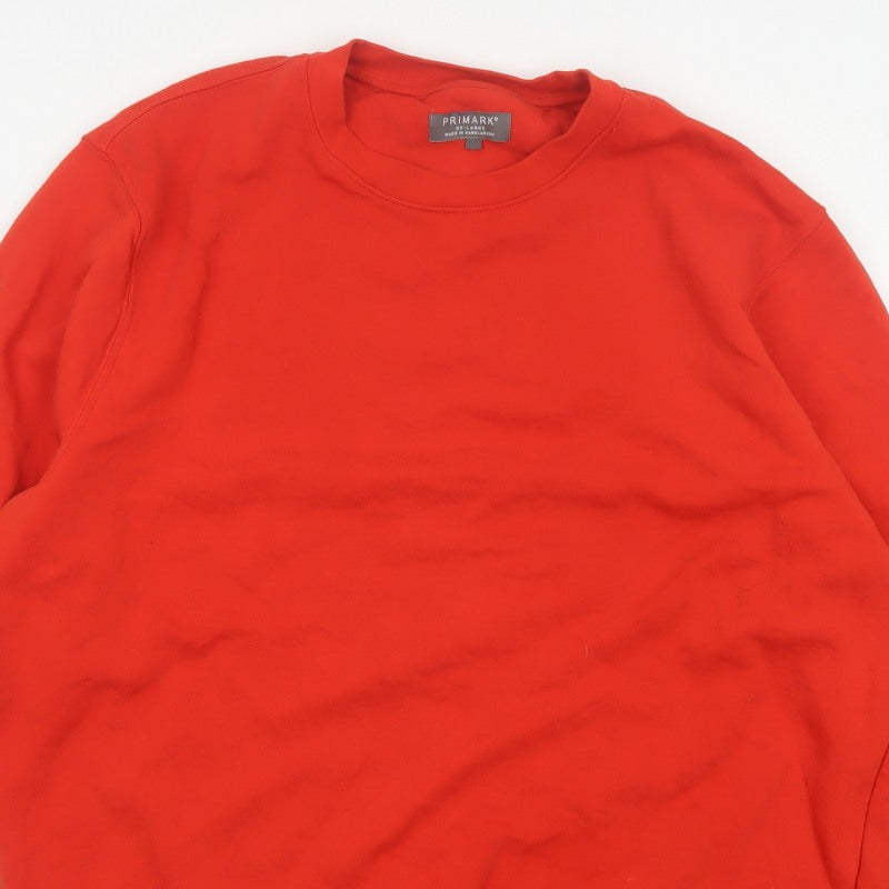 Primark Men’s Red 3XL Pullover Crew Neck Fleece Sweatshirt