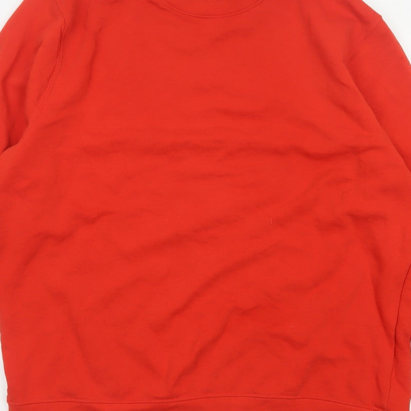 Primark Men’s Red 3XL Pullover Crew Neck Fleece Sweatshirt