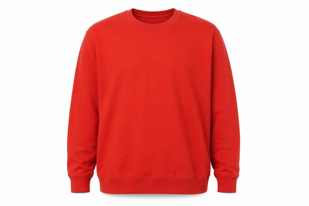 Primark Men’s Red 3XL Pullover Crew Neck Fleece Sweatshirt