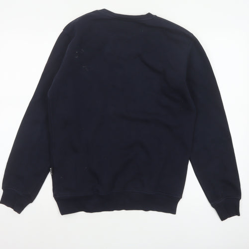 Nicce London Men’s Blue XS Pullover Graphic Logo Crew Neck Sweatshirt