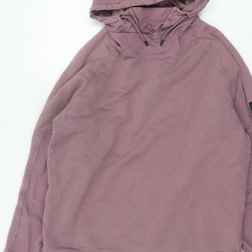 Weekend Offender Men’s Purple L Hooded 1/4 Zip Pullover Hoodie