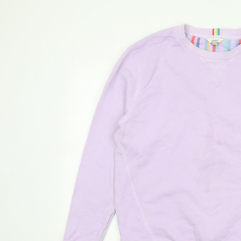Additional view of Joules Women Pink UK 12 Cotton Raglan Crew Neck Pullover Sweatshirt