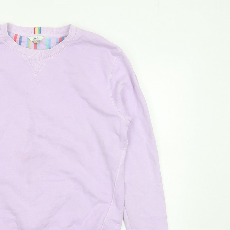 Additional view of Joules Women Pink UK 12 Cotton Raglan Crew Neck Pullover Sweatshirt