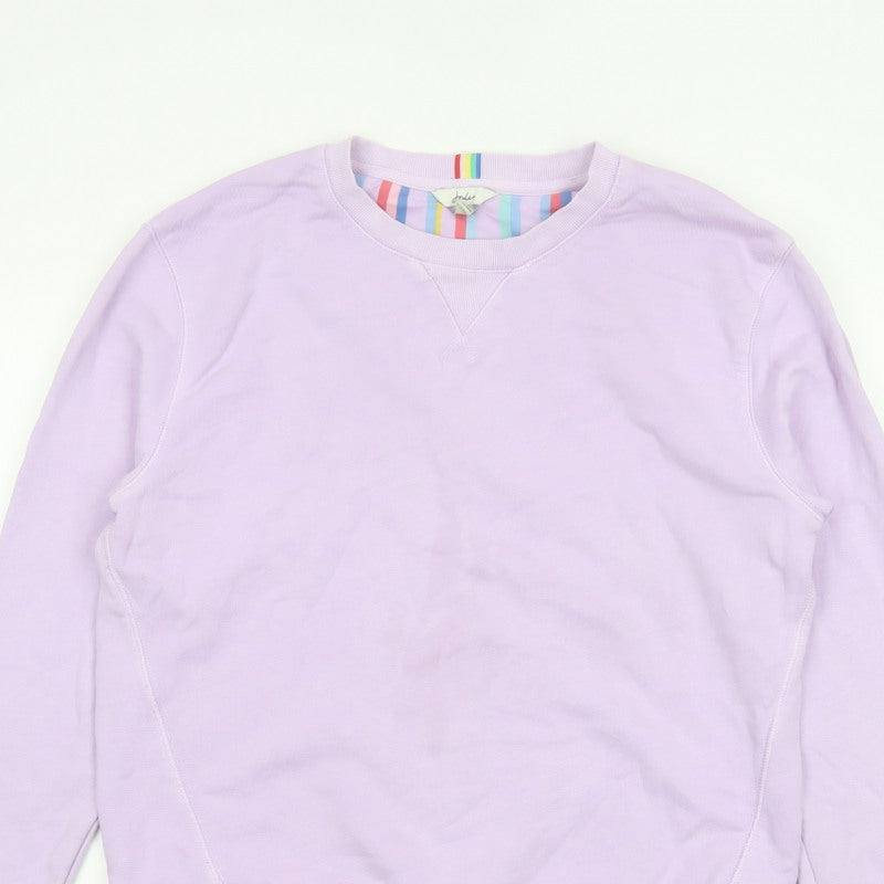 Additional view of Joules Women Pink UK 12 Cotton Raglan Crew Neck Pullover Sweatshirt
