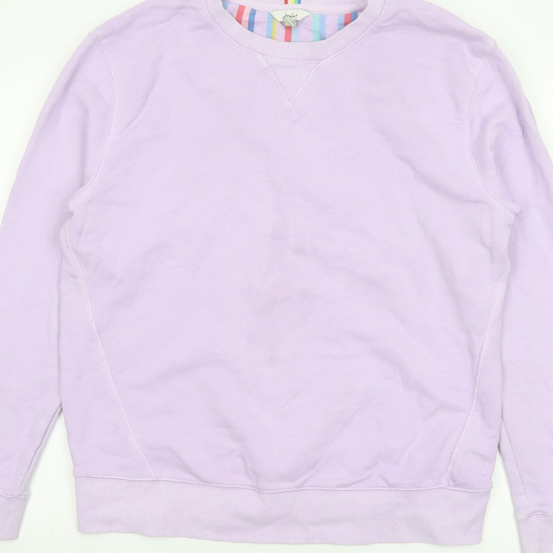 Additional view of Joules Women Pink UK 12 Cotton Raglan Crew Neck Pullover Sweatshirt