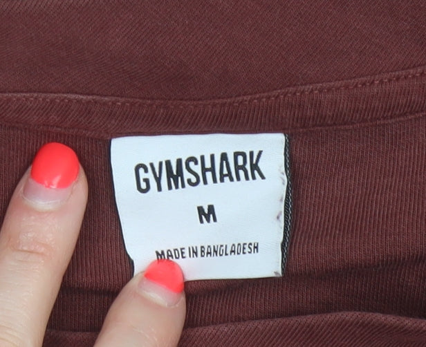 Additional view of Gymshark Women Brown M Relaxed Crew Neck Drawstring Sweatshirt