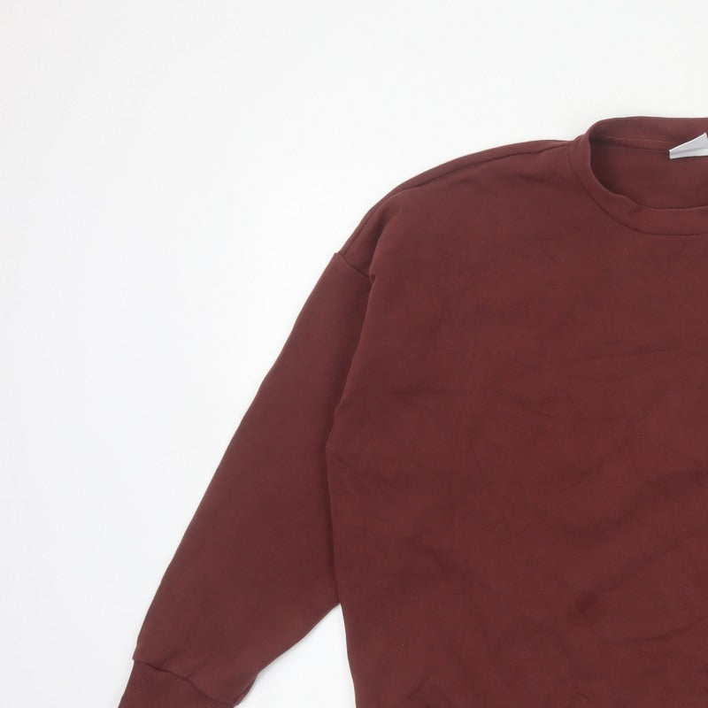 Additional view of Gymshark Women Brown M Relaxed Crew Neck Drawstring Sweatshirt