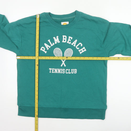 C&C California Women’s Green L Palm Beach Tennis Club Sweatshirt