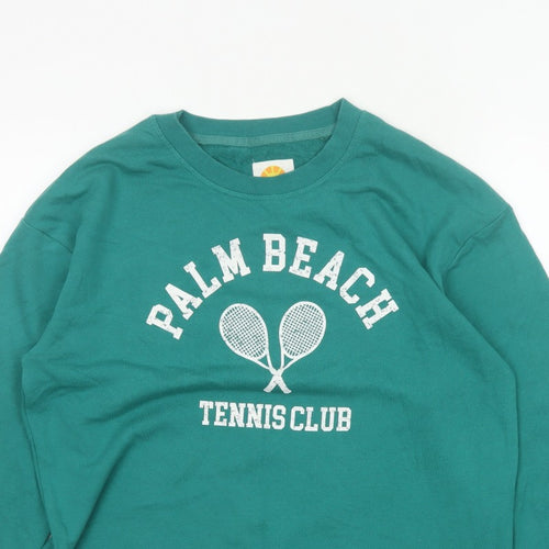 C&C California Women’s Green L Palm Beach Tennis Club Sweatshirt