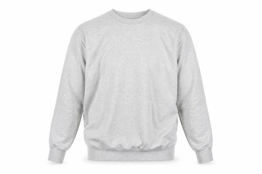 Jacamo Men Grey M Crew Neck Pullover Sweatshirt Cotton Blend