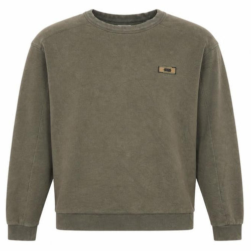 Jack & Jones Core Men's Green S Pullover Crew Neck Logo Sweatshirt