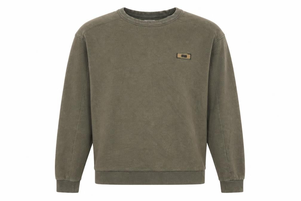 Jack & Jones Core Men's Green S Pullover Crew Neck Logo Sweatshirt
